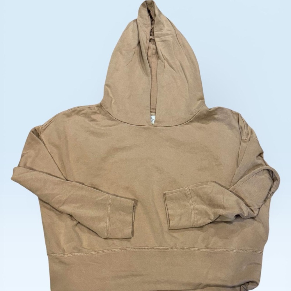 Aerie Tan Hooded Sweater
